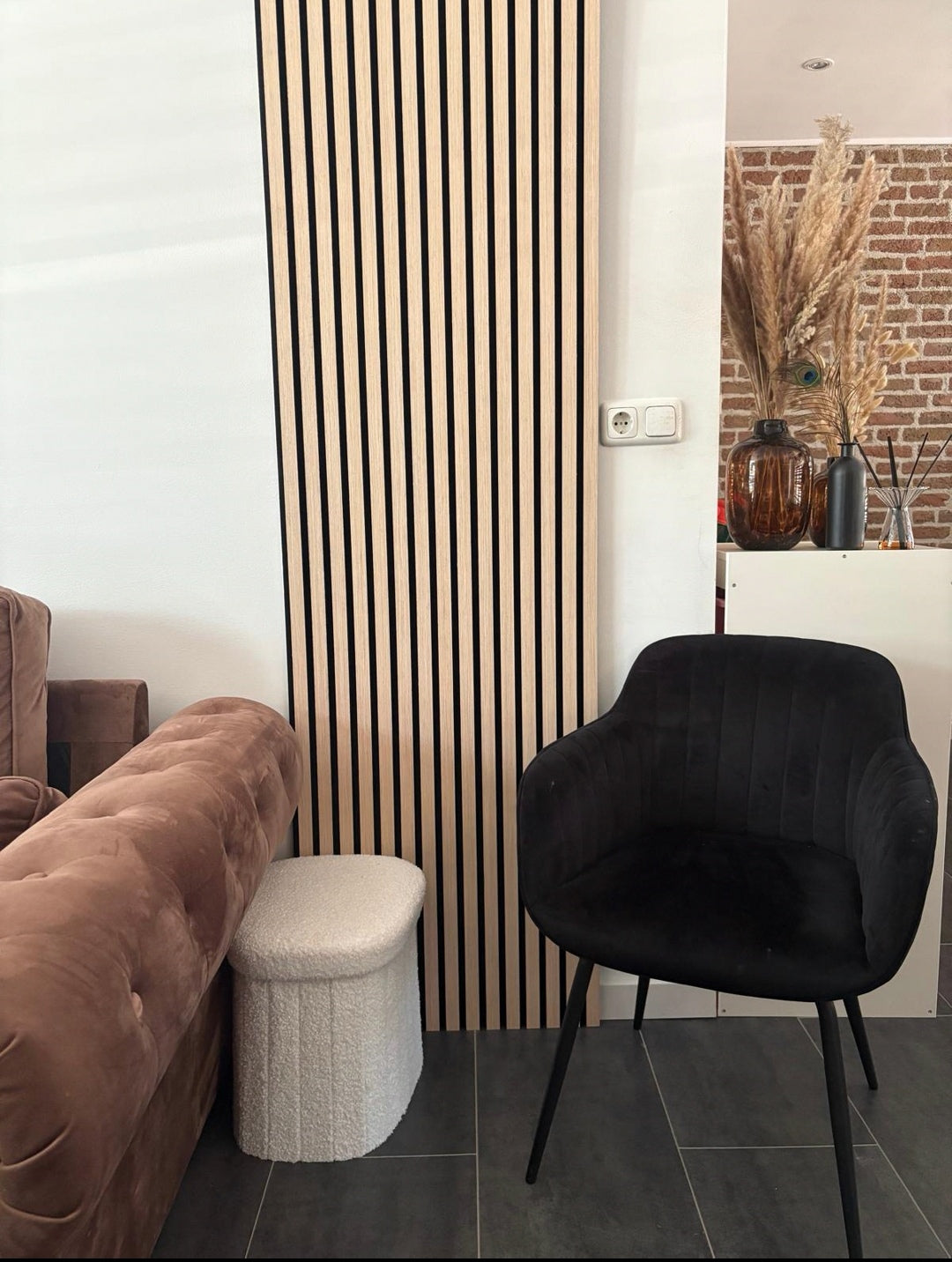 Akoestische Wandpaneel Nature Oak