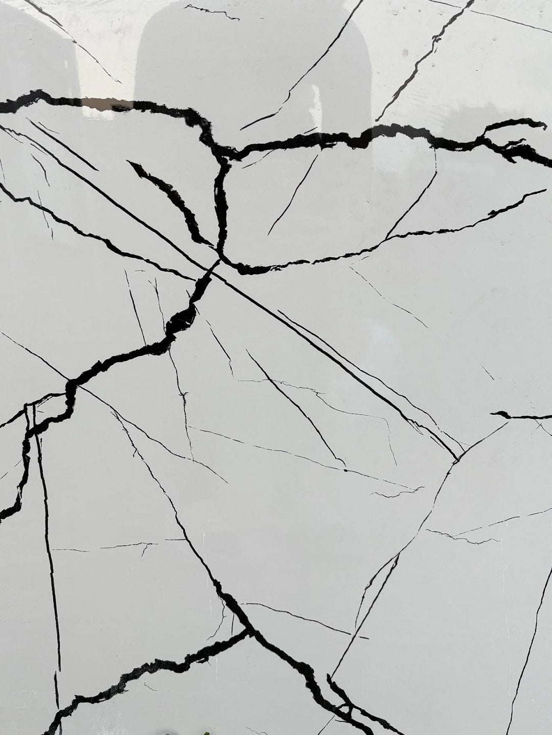 Marmer PVC wandpaneel White - Black