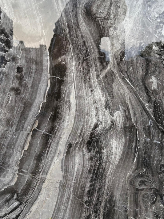 Marmer PVC wandpaneel Mountain grey