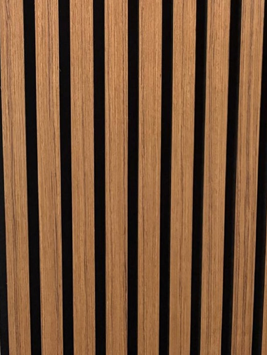 Akoestische Wandpaneel Teak