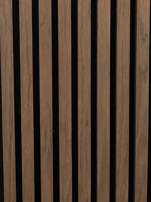 Akoestische Wandpaneel Walnut